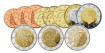 SPAIN 2022 COIN SERIES - 11 EURO VALUES