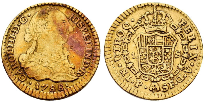 copy of Cy11577.- CARLOS III 1 ESCUDO 1788 MADRID M
