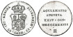 ISABEL II - Proclamation Medal 2 Real Madrid 1833 - SC