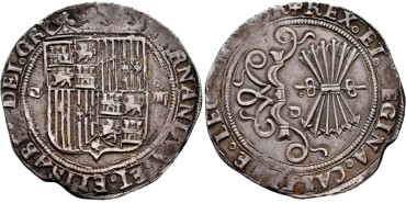 Cy02669.- REYES CATOLICOS  4 REALES 1469-1504 SEVILLA - MBC+