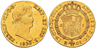 copy of Cy15541.- FERNANDO VII - 8 Escudos 1814 Lima  J.P. -MBC