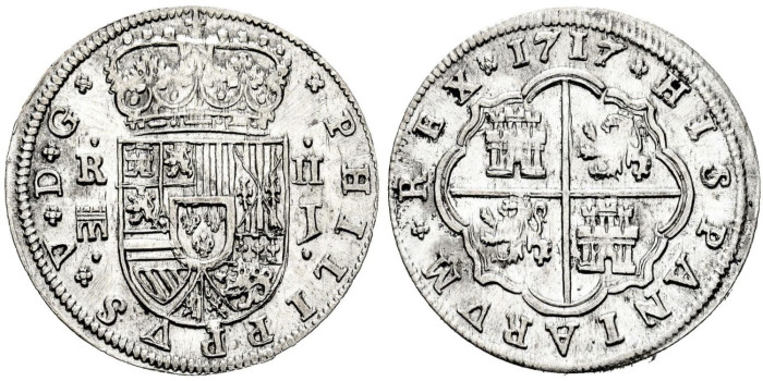 copy of Cy08148.-FELIPE V - 2 Reales 1719 Segovia F.-EBC