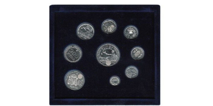SET OFICIAL FNMT AÑO 2001- ULTIMAS PESETAS EN PLATA