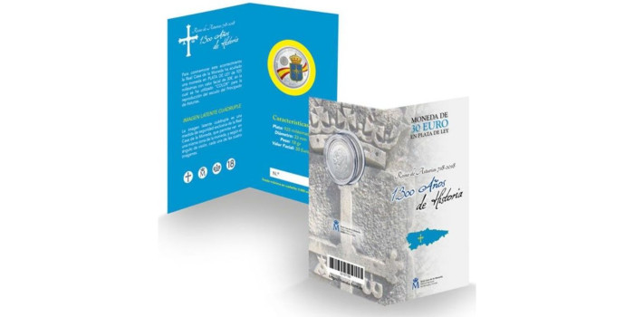 SET OFICIAL ESPAÑA 2018 30 EUROS  "ASTURIAS"