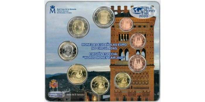SET OFICIAL EUROS ESPAÑA 2020 BERLIN