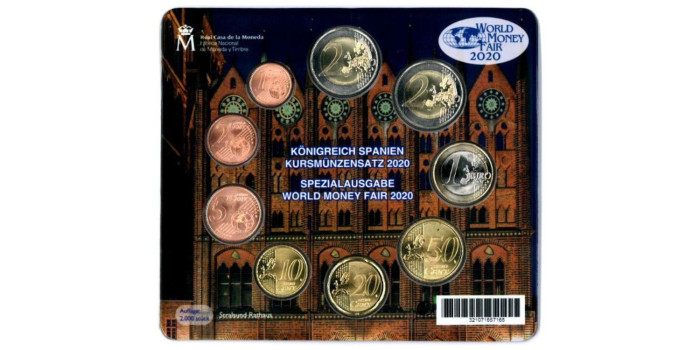 SET OFICIAL EUROS ESPAÑA 2020 BERLIN