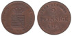 GERMANY STATES - SAXE MEININGEN - K-174 - 2 pfenningen 1868 EBC