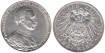 ALEMANIA ESTADOS - PRUSIA - K-533 - 2 MARCOS 1913, SC- plata
