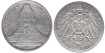 ALEMANIA ESTADOS - SAXONI - K-1275 - 3 MARCOS 1913 E, SC- plata
