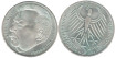 FEDERAL GERMANY - K-141 - 5 MARCOS 1975J , SC plata