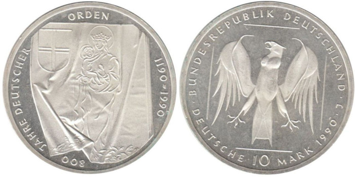 ALEMANIA FEDERAL - K-176, 10 MARCOS 1990J, SC