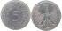 ALEMANIA FEDERAL - K-112 - 5 MARCOS 1972,  MBC+  plata