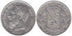 BELGICA - K-024 - 5 FRANCO 1869 , MBC-  plata