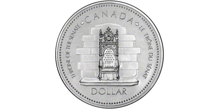 CANADA - K-0118- 1 DOLAR 1977,  SC. plata