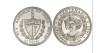 CUBA - K-294 -  50 Pesos 1990. PLATA PROOF
