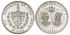 CUBA - K-422 -  30 Pesos 1991. PLATA PROOF