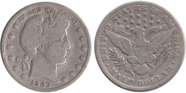 ESTADOS UNIDOS - K-116 - 1/2 DOLAR 1903S , BC  plata