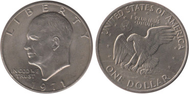 ESTADOS UNIDOS - K-203 - 1 DOLAR 1971 , SC