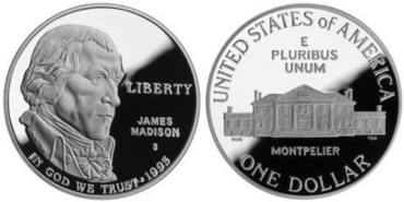 ESTADOS UNIDOS - K-241 - 1 DOLAR 1993-S. PROOF Plata