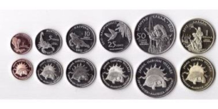 ESTADOS UNIDOS - K-S003 - SET MONEDAS TRIBU INDIA "JAMUL"