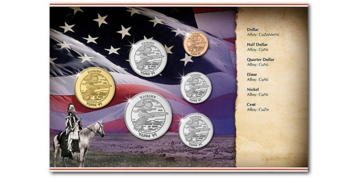 ESTADOS UNIDOS - K-S002 - SET MONEDAS TRIBU INDIA "LA POSTA"