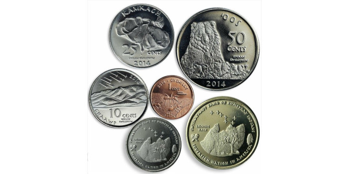 ESTADOS UNIDOS - K-S001 - SET MONEDAS TRIBU INDIA "KUMEYAAY"