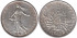 FRANCIA - K-0926 - 5 FRANCOS 1962 , SC  plata
