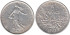 FRANCIA - K-0926 - 5 FRANCOS 1963 , EBC  plata