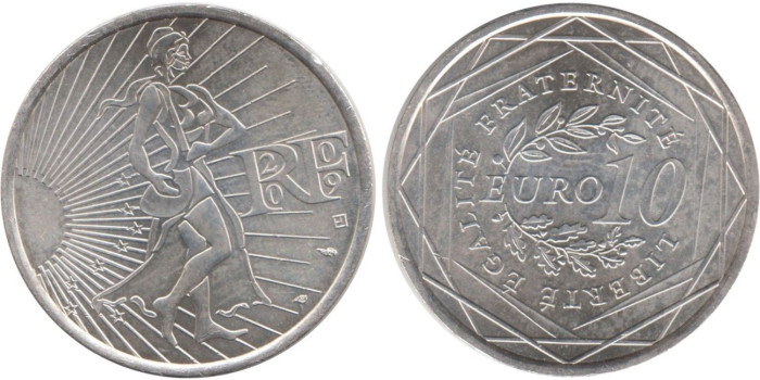 FRANCIA - K-1580 10 EUROS 2009, SC