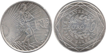 FRANCIA - K-1580 10 EUROS 2009, SC