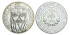 FRANCIA - K-0989 - 100 FRANCOS, 15 ECU 1990 , SC  plata