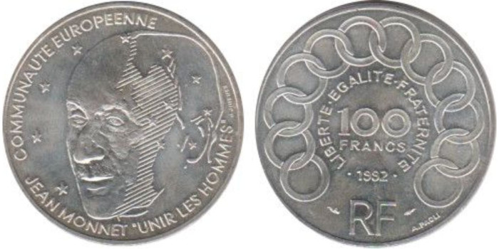 FRANCIA - K-1120 - 100 FRANCOS 1992 , SC