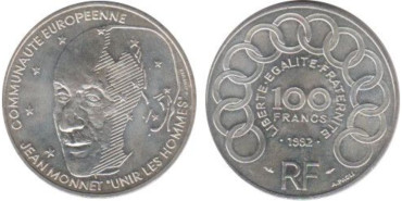 FRANCIA - K-1120 - 100 FRANCOS 1992 , SC