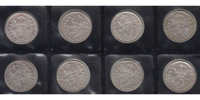 GRAN BRETAÑA - K-0813 - 3 Pence  1913/20 , BC