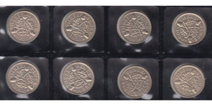 GRAN BRETAÑA - K-0831 - 3 Pence  1928 al 1936 , MBC