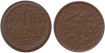 HOLANDA - K-152 - 1 CENTAVO 1931 , MBC+
