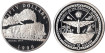 MARSHAL ISLAS - K-360, 50 Dollars 1996 proof - plata