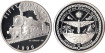 MARSHAL ISLAS - K-326, 50 Dollars 1996 proof - plata