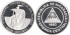 NICARAGUA - K-67- 10.000 Cordobas 1990 proof  plata