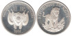 NIGER K-008.1, 10 Francos 1968 Proof plata