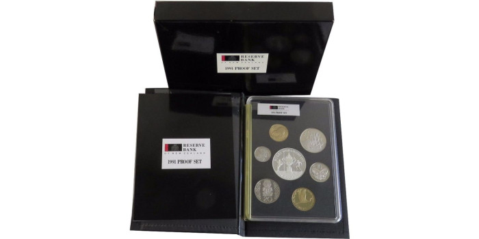 NUEVA ZELANDA - K-PS065  SET  7 VALORES 1991 PROOF