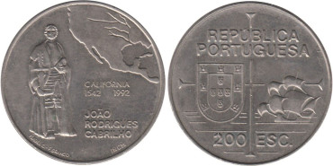 PORTUGAL - K-661 - 200 ESCUDOS 1992 ,SC