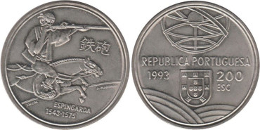 PORTUGAL - K-666 - 200 ESCUDOS 1993 ,SC