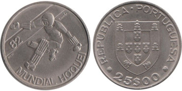 PORTUGAL - K-616 - 25 ESCUDOS 1982 ,SC