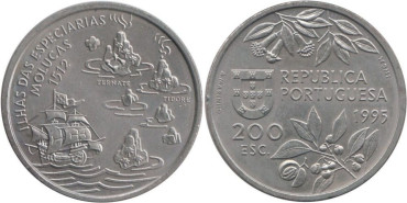 PORTUGAL - K-682 - 200 ESCUDOS 1995 ,SC