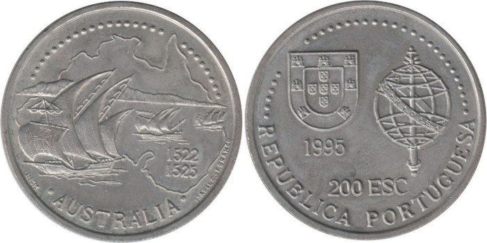 PORTUGAL - K-684 - 200 ESCUDOS 1995 ,SC