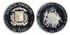REPUBLICA DOMINICANA - K-075 - 100 PESOS 1989 , PROOF  plata