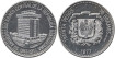 REPUBLICA DOMINICANA - K-046 - 30 PESOs 1977 , SC  plata, 78 gm.