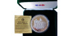 DOMINICAN REPUBLIC - K-078 - 100 PESOS 1990 , PROOF silver