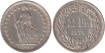 SUIZA - K-021 - 2 FRANCOS 1874 , MBC+  plata